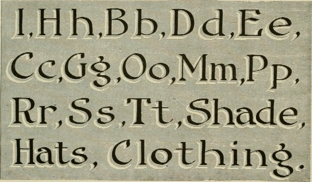 An illustration from Druggists' and dispensers' practial show card instructor .., 1914, leaf 40