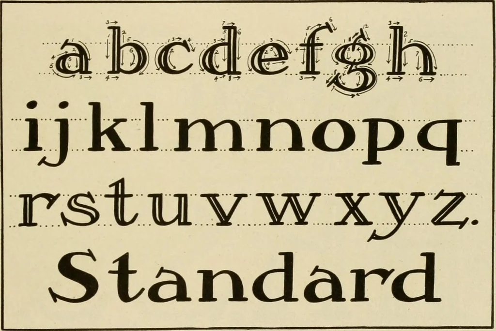 An illustration from Druggists' and dispensers' practial show card instructor .., 1914, leaf 91