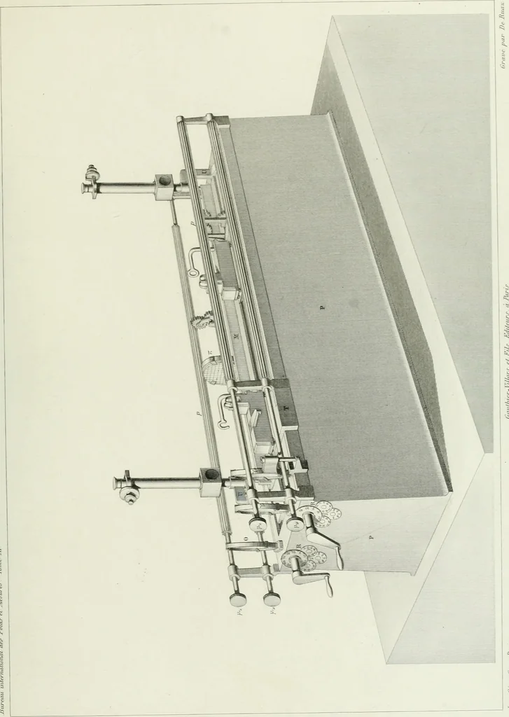 An illustration from Détermination expérimentale de la valeur du metre en longueurs d'ondes lumineuses, 1894, leaf 248