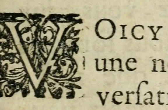 An illustration from Du bon et du mauvais usage dans les manieres de s'exprimer. Des façons de parler bourgeoises, et en quoy elles sont differentes de celles de la cour. Suitte des Mots à la mode, 1698, leaf 7