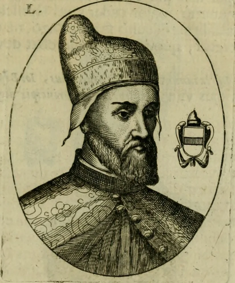 An illustration from Fasti ducales ab Anafesto I. ad Silvestrum Valerium Venetorum ducem : cum eorum iconibus, insignibus, nummismatibus publicis, & privatis aere sculptis : inscriptionibus ex aula M. Consilii, ac sepulchralibus : adiectae sunt adnotationes, ad vitam cuiusque principis, rerum, quae omissae fuerant, 1696, leaf 120