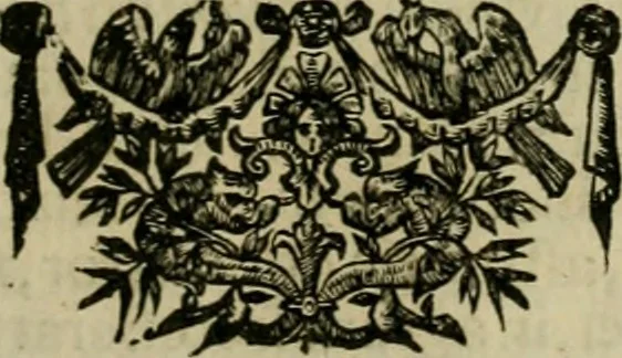 An illustration from Fasti ducales ab Anafesto I. ad Silvestrum Valerium Venetorum ducem : cum eorum iconibus, insignibus, nummismatibus publicis, & privatis aere sculptis : inscriptionibus ex aula M. Consilii, ac sepulchralibus : adiectae sunt adnotationes, ad vitam cuiusque principis, rerum, quae omissae fuerant, 1696, leaf 144