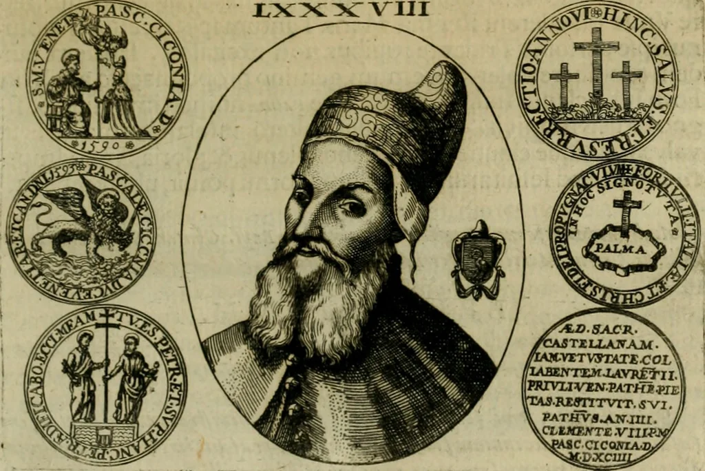 An illustration from Fasti ducales ab Anafesto I. ad Silvestrum Valerium Venetorum ducem : cum eorum iconibus, insignibus, nummismatibus publicis, & privatis aere sculptis : inscriptionibus ex aula M. Consilii, ac sepulchralibus : adiectae sunt adnotationes, ad vitam cuiusque principis, rerum, quae omissae fuerant, 1696, leaf 248