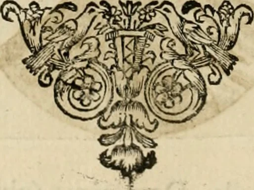 An illustration from Fasti ducales ab Anafesto I. ad Silvestrum Valerium Venetorum ducem : cum eorum iconibus, insignibus, nummismatibus publicis, & privatis aere sculptis : inscriptionibus ex aula M. Consilii, ac sepulchralibus : adiectae sunt adnotationes, ad vitam cuiusque principis, rerum, quae omissae fuerant, 1696, leaf 27