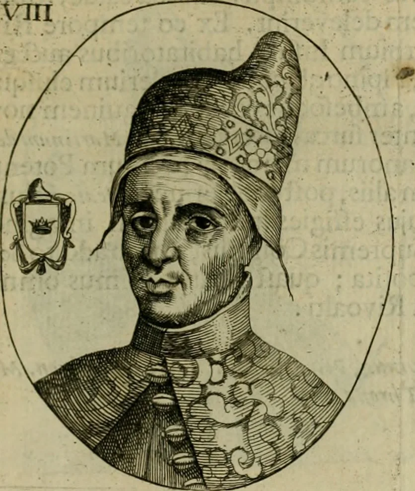 An illustration from Fasti ducales ab Anafesto I. ad Silvestrum Valerium Venetorum ducem : cum eorum iconibus, insignibus, nummismatibus publicis, & privatis aere sculptis : inscriptionibus ex aula M. Consilii, ac sepulchralibus : adiectae sunt adnotationes, ad vitam cuiusque principis, rerum, quae omissae fuerant, 1696, leaf 30
