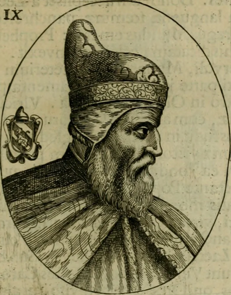 An illustration from Fasti ducales ab Anafesto I. ad Silvestrum Valerium Venetorum ducem : cum eorum iconibus, insignibus, nummismatibus publicis, & privatis aere sculptis : inscriptionibus ex aula M. Consilii, ac sepulchralibus : adiectae sunt adnotationes, ad vitam cuiusque principis, rerum, quae omissae fuerant, 1696, leaf 32
