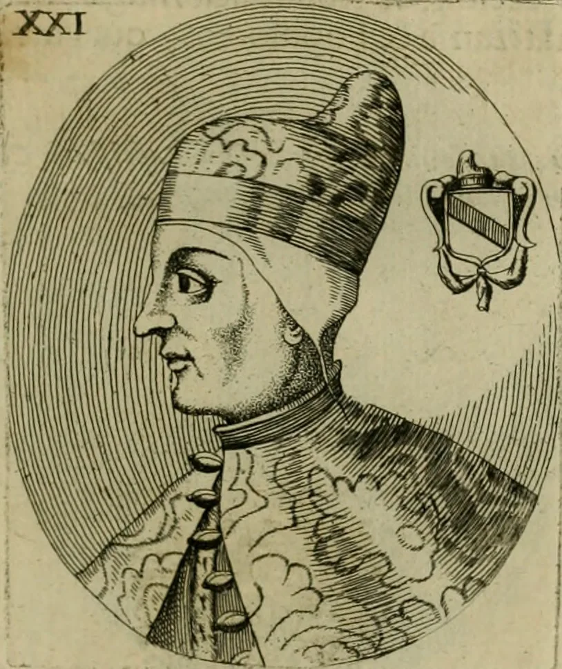 An illustration from Fasti ducales ab Anafesto I. ad Silvestrum Valerium Venetorum ducem : cum eorum iconibus, insignibus, nummismatibus publicis, & privatis aere sculptis : inscriptionibus ex aula M. Consilii, ac sepulchralibus : adiectae sunt adnotationes, ad vitam cuiusque principis, rerum, quae omissae fuerant, 1696, leaf 56