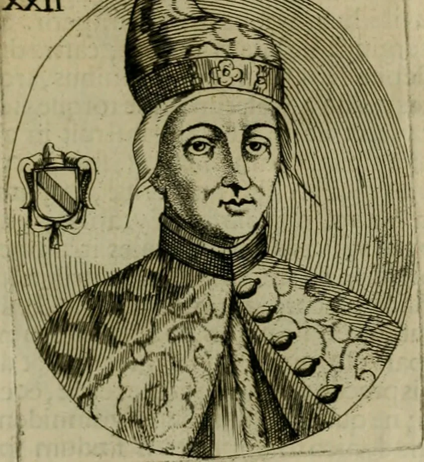 An illustration from Fasti ducales ab Anafesto I. ad Silvestrum Valerium Venetorum ducem : cum eorum iconibus, insignibus, nummismatibus publicis, & privatis aere sculptis : inscriptionibus ex aula M. Consilii, ac sepulchralibus : adiectae sunt adnotationes, ad vitam cuiusque principis, rerum, quae omissae fuerant, 1696, leaf 58