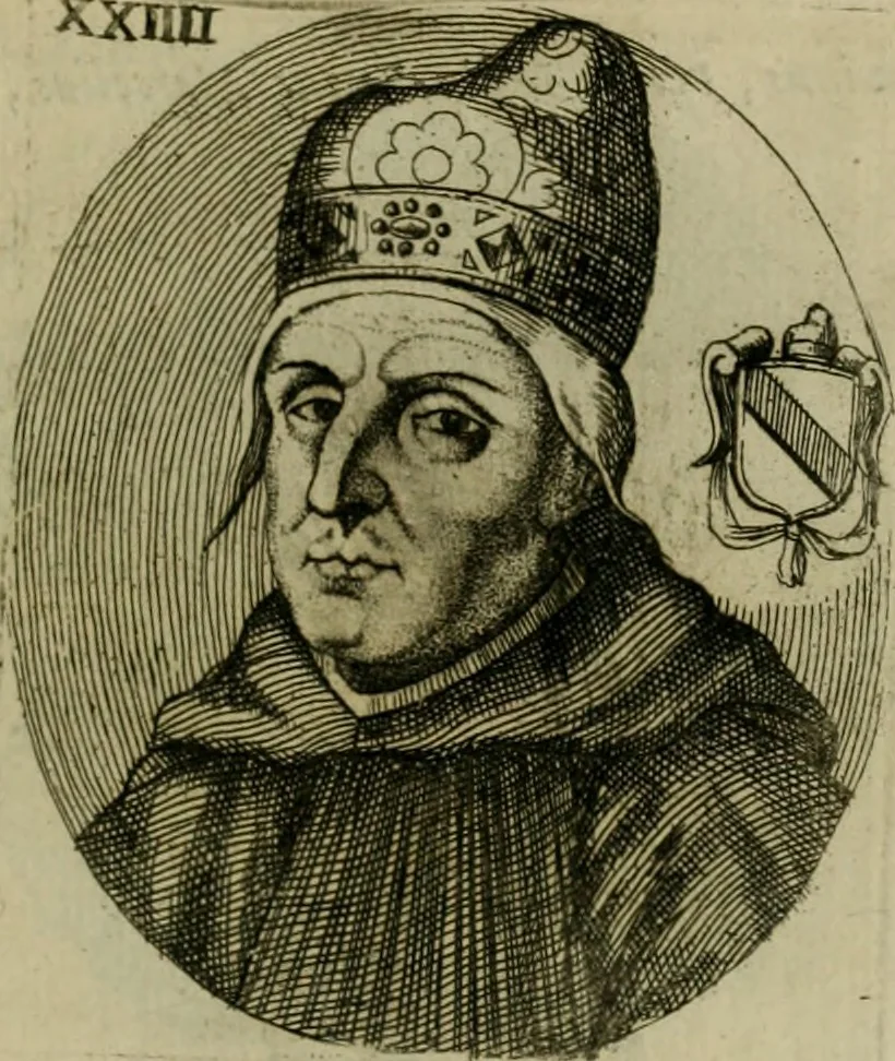 An illustration from Fasti ducales ab Anafesto I. ad Silvestrum Valerium Venetorum ducem : cum eorum iconibus, insignibus, nummismatibus publicis, & privatis aere sculptis : inscriptionibus ex aula M. Consilii, ac sepulchralibus : adiectae sunt adnotationes, ad vitam cuiusque principis, rerum, quae omissae fuerant, 1696, leaf 62