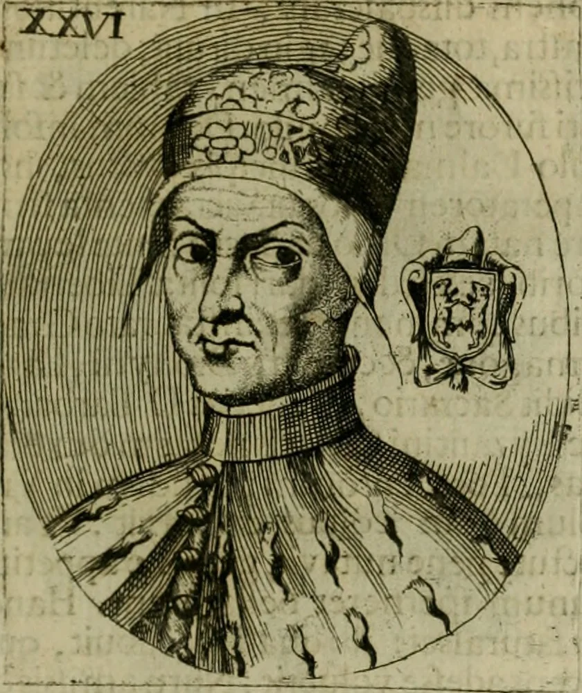 An illustration from Fasti ducales ab Anafesto I. ad Silvestrum Valerium Venetorum ducem : cum eorum iconibus, insignibus, nummismatibus publicis, & privatis aere sculptis : inscriptionibus ex aula M. Consilii, ac sepulchralibus : adiectae sunt adnotationes, ad vitam cuiusque principis, rerum, quae omissae fuerant, 1696, leaf 66