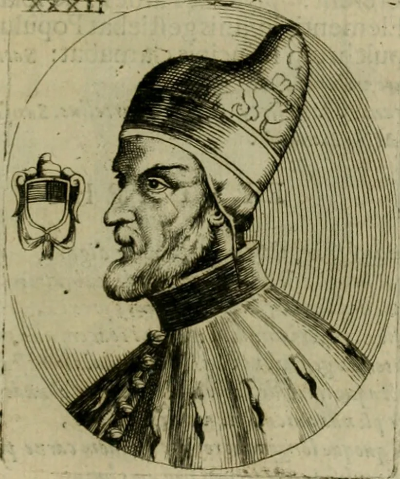 An illustration from Fasti ducales ab Anafesto I. ad Silvestrum Valerium Venetorum ducem : cum eorum iconibus, insignibus, nummismatibus publicis, & privatis aere sculptis : inscriptionibus ex aula M. Consilii, ac sepulchralibus : adiectae sunt adnotationes, ad vitam cuiusque principis, rerum, quae omissae fuerant, 1696, leaf 78