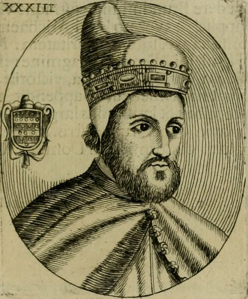 An illustration from Fasti ducales ab Anafesto I. ad Silvestrum Valerium Venetorum ducem : cum eorum iconibus, insignibus, nummismatibus publicis, & privatis aere sculptis : inscriptionibus ex aula M. Consilii, ac sepulchralibus : adiectae sunt adnotationes, ad vitam cuiusque principis, rerum, quae omissae fuerant, 1696, leaf 80