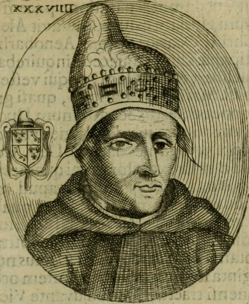 An illustration from Fasti ducales ab Anafesto I. ad Silvestrum Valerium Venetorum ducem : cum eorum iconibus, insignibus, nummismatibus publicis, & privatis aere sculptis : inscriptionibus ex aula M. Consilii, ac sepulchralibus : adiectae sunt adnotationes, ad vitam cuiusque principis, rerum, quae omissae fuerant, 1696, leaf 92