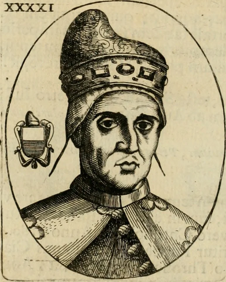 An illustration from Fasti ducales ab Anafesto I. ad Silvestrum Valerium Venetorum ducem : cum eorum iconibus, insignibus, nummismatibus publicis, & privatis aere sculptis : inscriptionibus ex aula M. Consilii, ac sepulchralibus : adiectae sunt adnotationes, ad vitam cuiusque principis, rerum, quae omissae fuerant, 1696, leaf 97