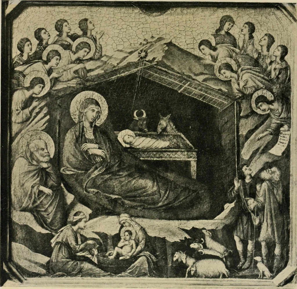 An illustration from Duccio, 1908, leaf 12