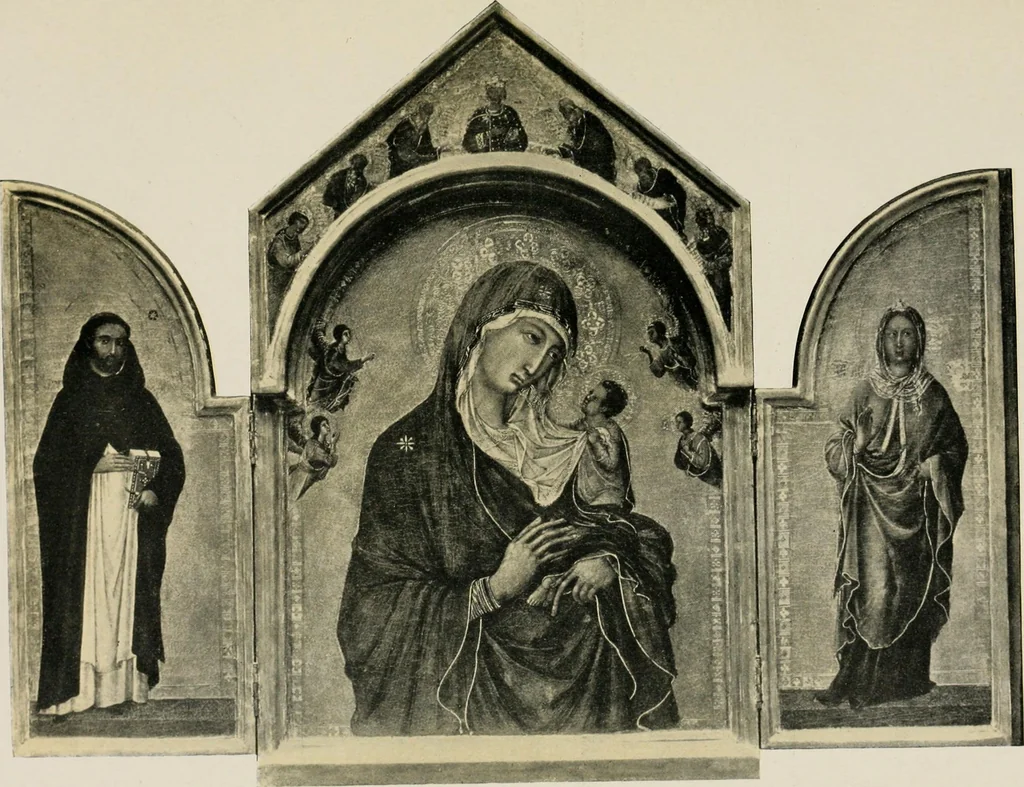 An illustration from Duccio, 1908, leaf 14
