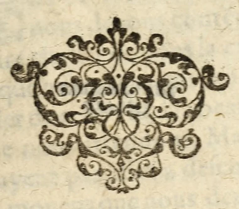 An illustration from Du contemnement de la mort. Discours accomodé à la miserable condition de ce temps., 1589, leaf 1