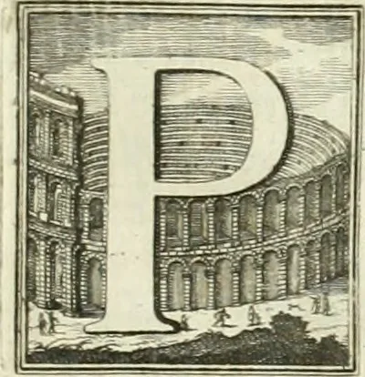 An illustration from Due dissertazioni di Giuseppe Bartoli : nella prima si dà notizia del pubblico Museo d'iscrizioni eretto nuovamente in Verona, e con l'uso delle osservazioni e delle sperienze in rispetto della fisica si paragona l'uso dell'antichità figurata e scritta relativamente alla storia : nella seconda si dimostra la bellezza d'una greca inedita iscrizione collocata in questo museo, 1745, leaf 10