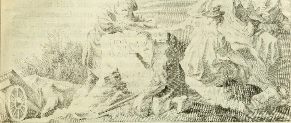 An illustration from Due dissertazioni di Giuseppe Bartoli : nella prima si dà notizia del pubblico Museo d'iscrizioni eretto nuovamente in Verona, e con l'uso delle osservazioni e delle sperienze in rispetto della fisica si paragona l'uso dell'antichità figurata e scritta relativamente alla storia : nella seconda si dimostra la bellezza d'una greca inedita iscrizione collocata in questo museo, 1745, leaf 128