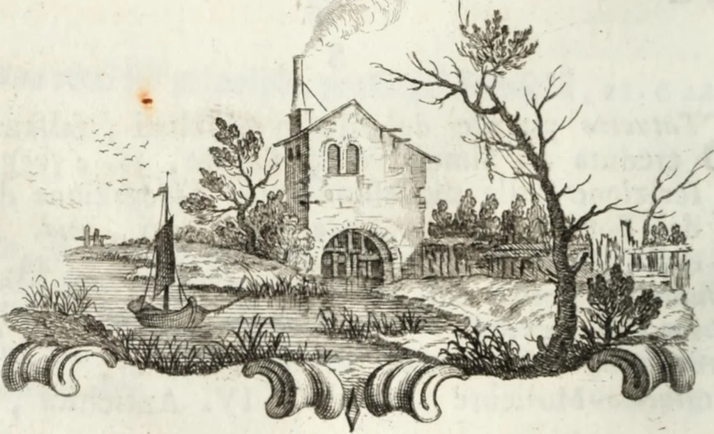An illustration from Due ragionamenti del dottore Lodovico Coltellini agli accademici etruschi di Cortona sopra quattro superbi bronzi antichi e due in specie, un creduto candelabro cioè, ed una statuetta puerile, con inscrizioni etrusche molto particolari, trovati di fresco nei contorni di detta città edizione arricchita di tavole in rame .., 1750, leaf 171