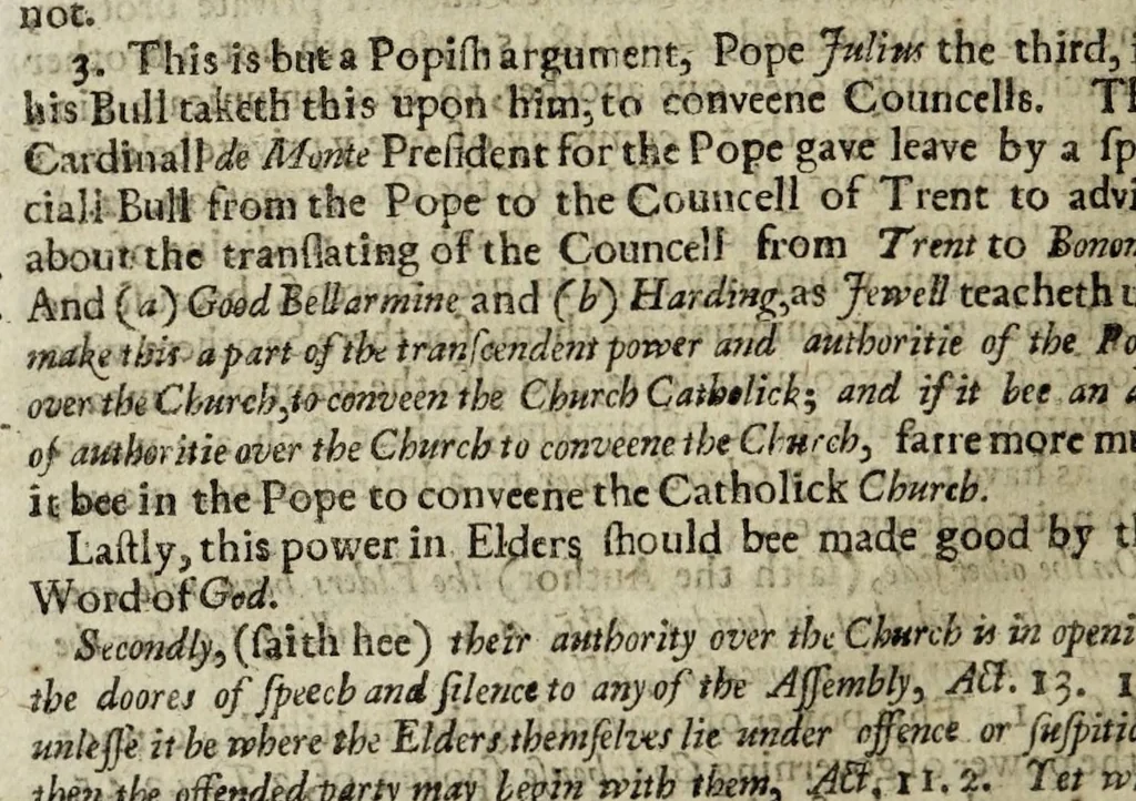 An illustration from Due right of presbyteries, or, A peaceable plea for the government of the Church of Scotland, wherein is examined ..., 1644, leaf 648