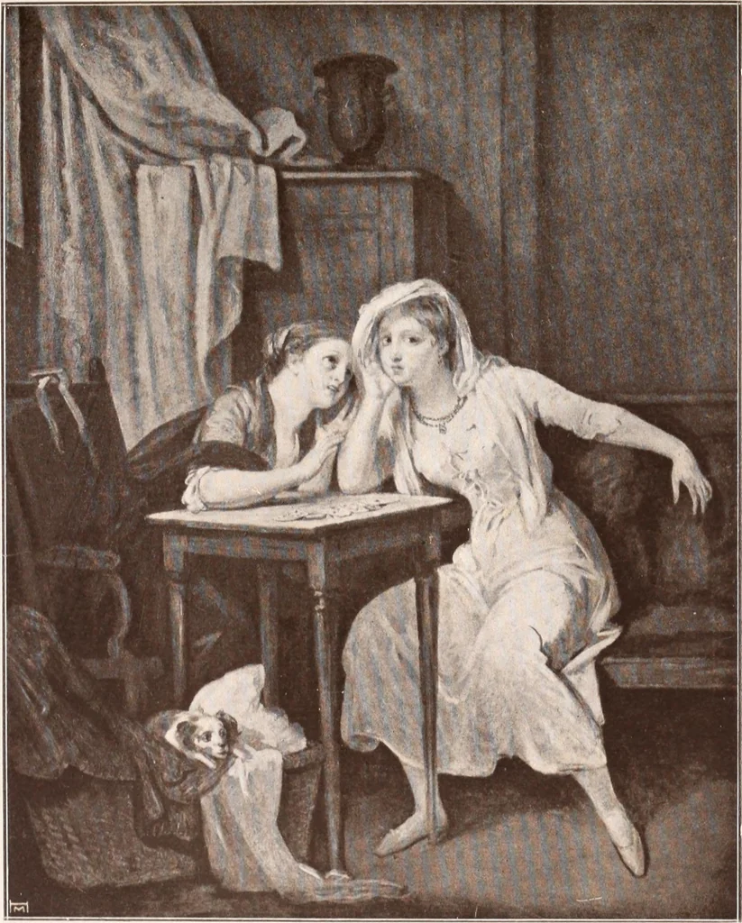 An illustration from Illustrated catalogue of the ninth series of 100 paintings by old masters of the Dutch, Flemish, Italian, French, and English schools : being a portion of the Sedelmeyer Gallery which contains about 1500 original pictures by ancient and modern artists, 1905, leaf 102