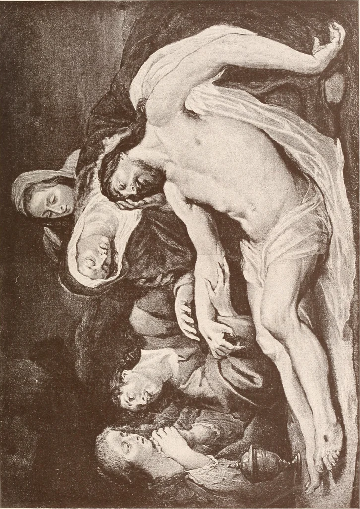 An illustration from Illustrated catalogue of the ninth series of 100 paintings by old masters of the Dutch, Flemish, Italian, French, and English schools : being a portion of the Sedelmeyer Gallery which contains about 1500 original pictures by ancient and modern artists, 1905, leaf 26