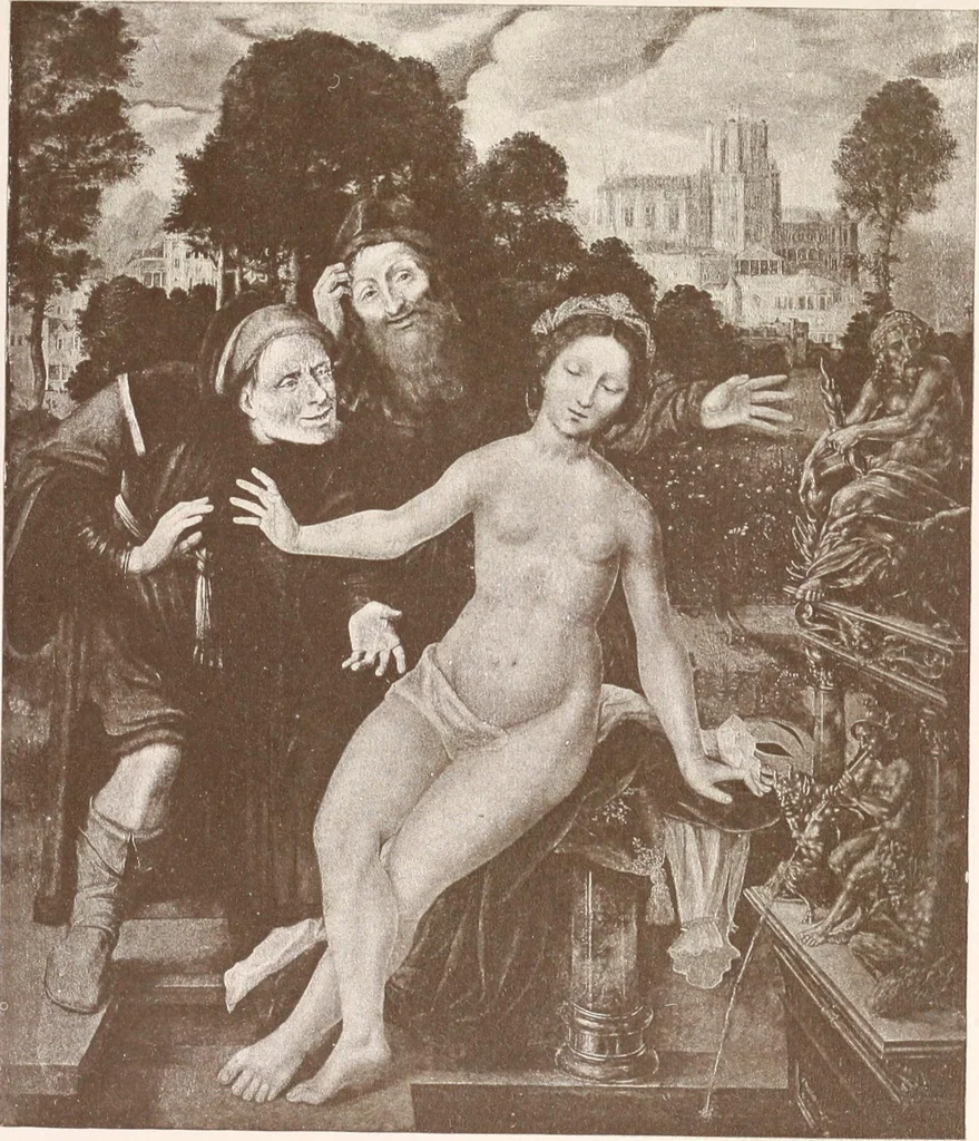 An illustration from Illustrated catalogue of the ninth series of 100 paintings by old masters of the Dutch, Flemish, Italian, French, and English schools : being a portion of the Sedelmeyer Gallery which contains about 1500 original pictures by ancient and modern artists, 1905, leaf 40