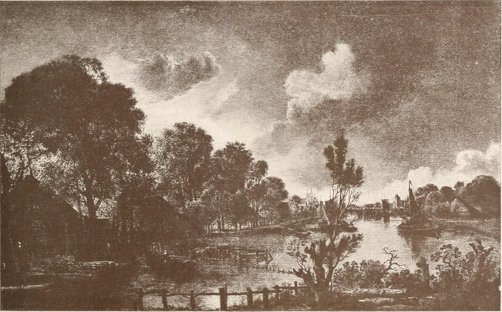 An illustration from Illustrated catalogue of the ninth series of 100 paintings by old masters of the Dutch, Flemish, Italian, French, and English schools : being a portion of the Sedelmeyer Gallery which contains about 1500 original pictures by ancient and modern artists, 1905, leaf 44