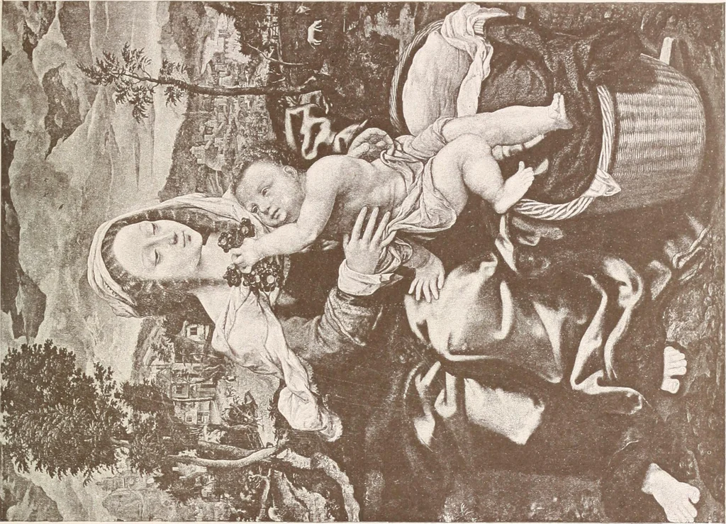 An illustration from Illustrated catalogue of the ninth series of 100 paintings by old masters of the Dutch, Flemish, Italian, French, and English schools : being a portion of the Sedelmeyer Gallery which contains about 1500 original pictures by ancient and modern artists, 1905, leaf 46