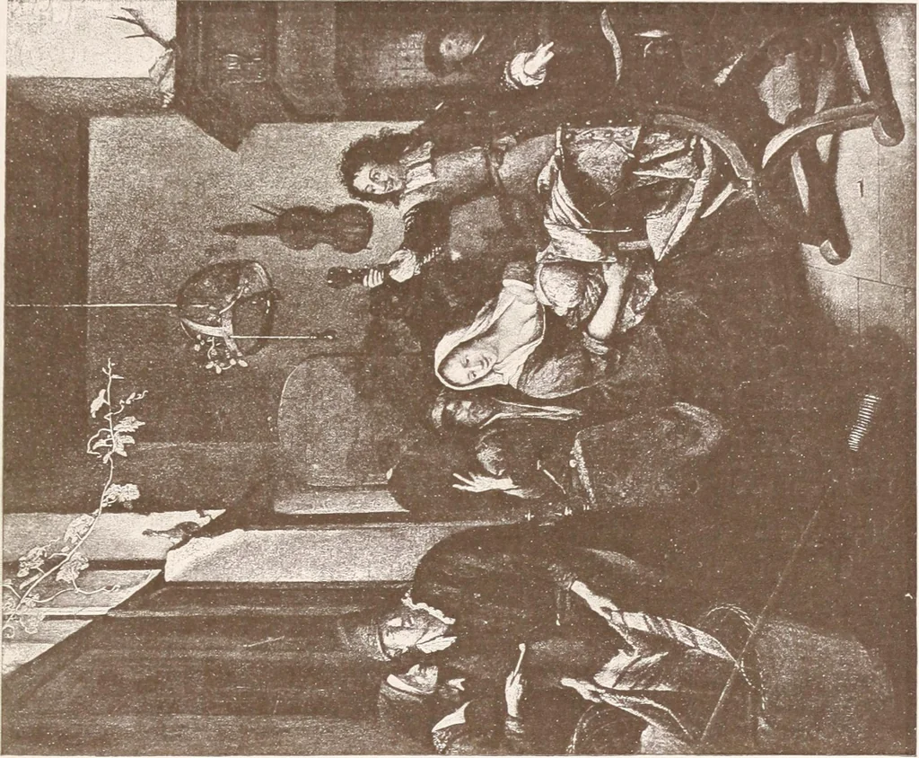 An illustration from Illustrated catalogue of the ninth series of 100 paintings by old masters of the Dutch, Flemish, Italian, French, and English schools : being a portion of the Sedelmeyer Gallery which contains about 1500 original pictures by ancient and modern artists, 1905, leaf 62