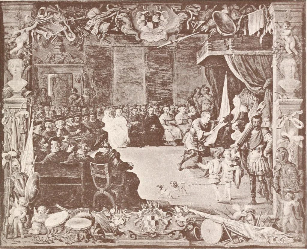 An illustration from Illustrated catalogue of the ninth series of 100 paintings by old masters of the Dutch, Flemish, Italian, French, and English schools : being a portion of the Sedelmeyer Gallery which contains about 1500 original pictures by ancient and modern artists, 1905, leaf 64