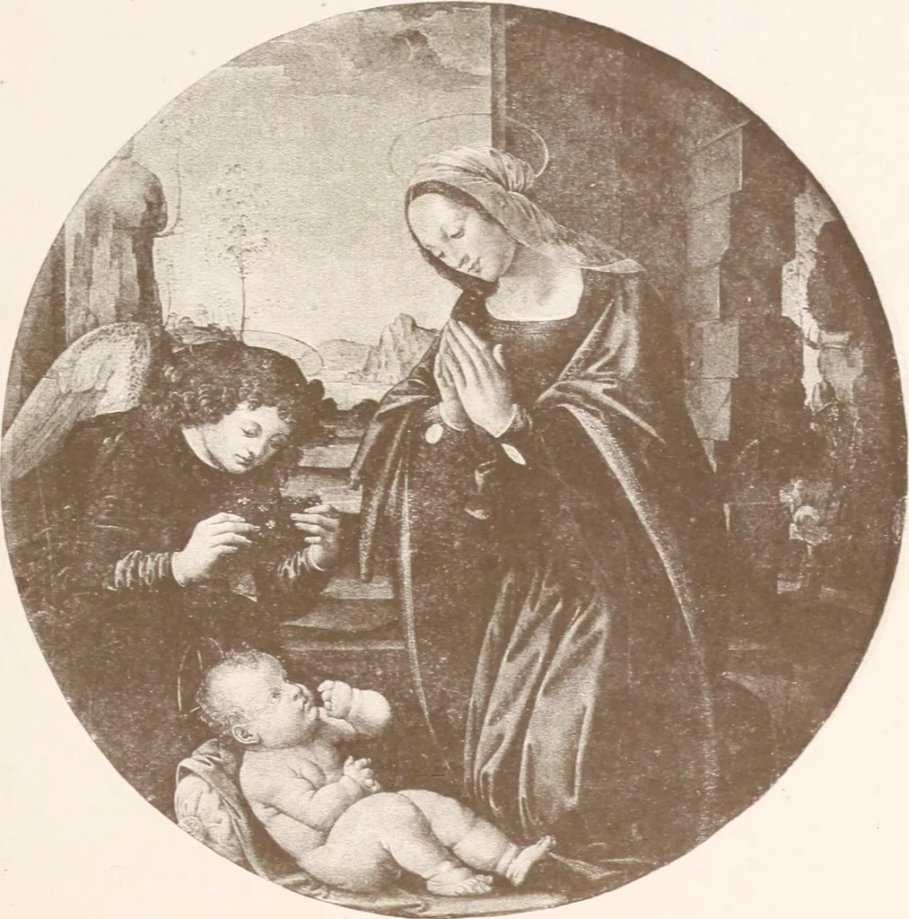 An illustration from Illustrated catalogue of the ninth series of 100 paintings by old masters of the Dutch, Flemish, Italian, French, and English schools : being a portion of the Sedelmeyer Gallery which contains about 1500 original pictures by ancient and modern artists, 1905, leaf 78