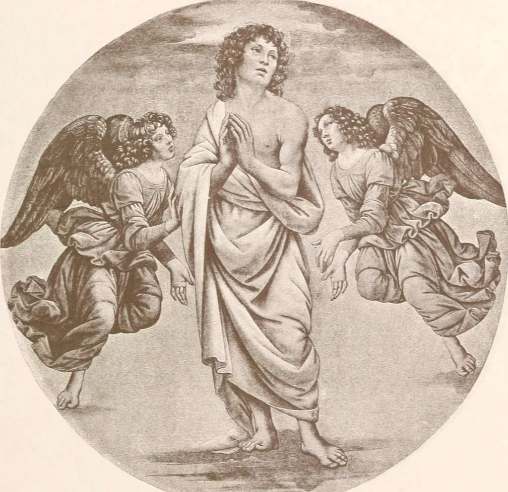 An illustration from Illustrated catalogue of the ninth series of 100 paintings by old masters of the Dutch, Flemish, Italian, French, and English schools : being a portion of the Sedelmeyer Gallery which contains about 1500 original pictures by ancient and modern artists, 1905, leaf 78