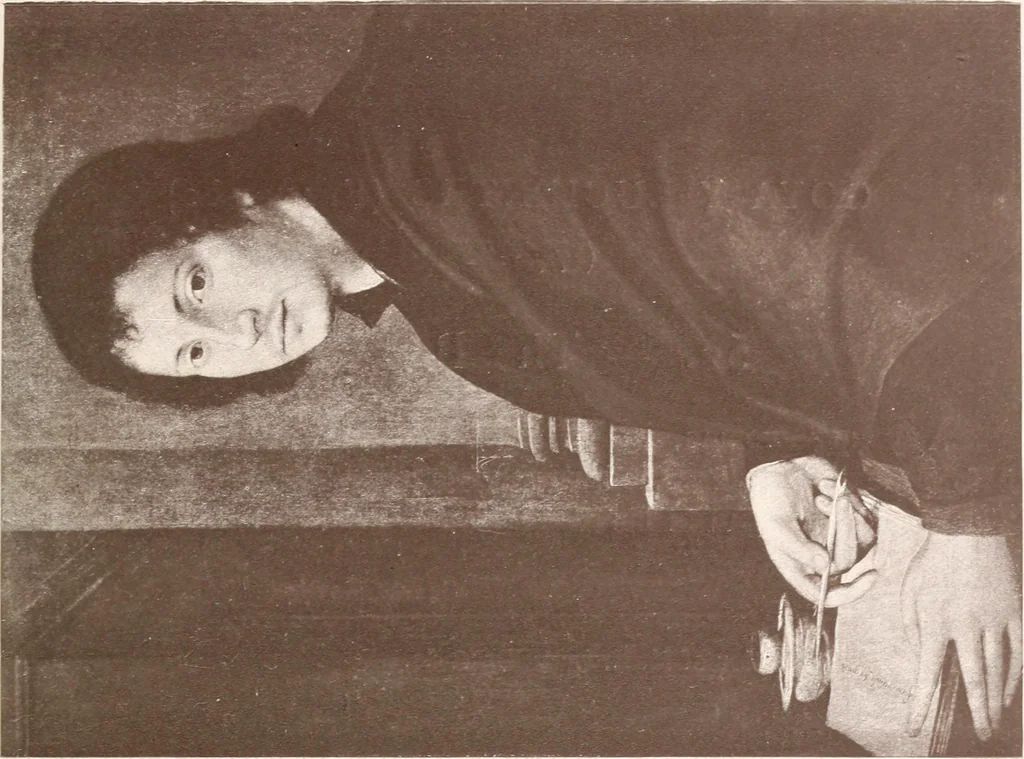 An illustration from Illustrated catalogue of the ninth series of 100 paintings by old masters of the Dutch, Flemish, Italian, French, and English schools : being a portion of the Sedelmeyer Gallery which contains about 1500 original pictures by ancient and modern artists, 1905, leaf 80
