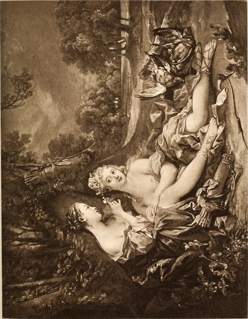 An illustration from Illustrated catalogue of the ninth series of 100 paintings by old masters of the Dutch, Flemish, Italian, French, and English schools : being a portion of the Sedelmeyer Gallery which contains about 1500 original pictures by ancient and modern artists, 1905, leaf 96