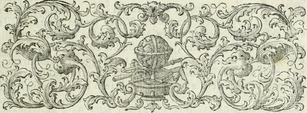 An illustration from D'una antica villa scoperta sul dosso del Tusculo, e d'un' antico orologio a sole tra le rovine della medesima ritrovato : dissertazioni due, 1746, leaf 8