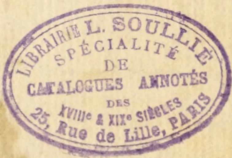 An illustration from Catalogue d'une riche et precieuse collection de tableaux des meilleurs & plus célébres maîtres des ecoles d'Italie, des Pays-Bas & de France, qui composent le cabinet de feu Messire Gabriel-François-Joseph de Verhulst : dont les héritiers proposent l'acquisition en total & en masse, 1779, leaf 1