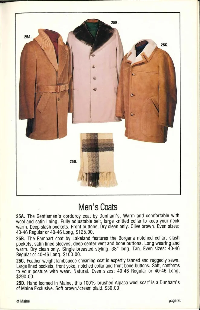 An illustration from Dunham's of Maine Fall Catalog 1976, 1976, leaf 28
