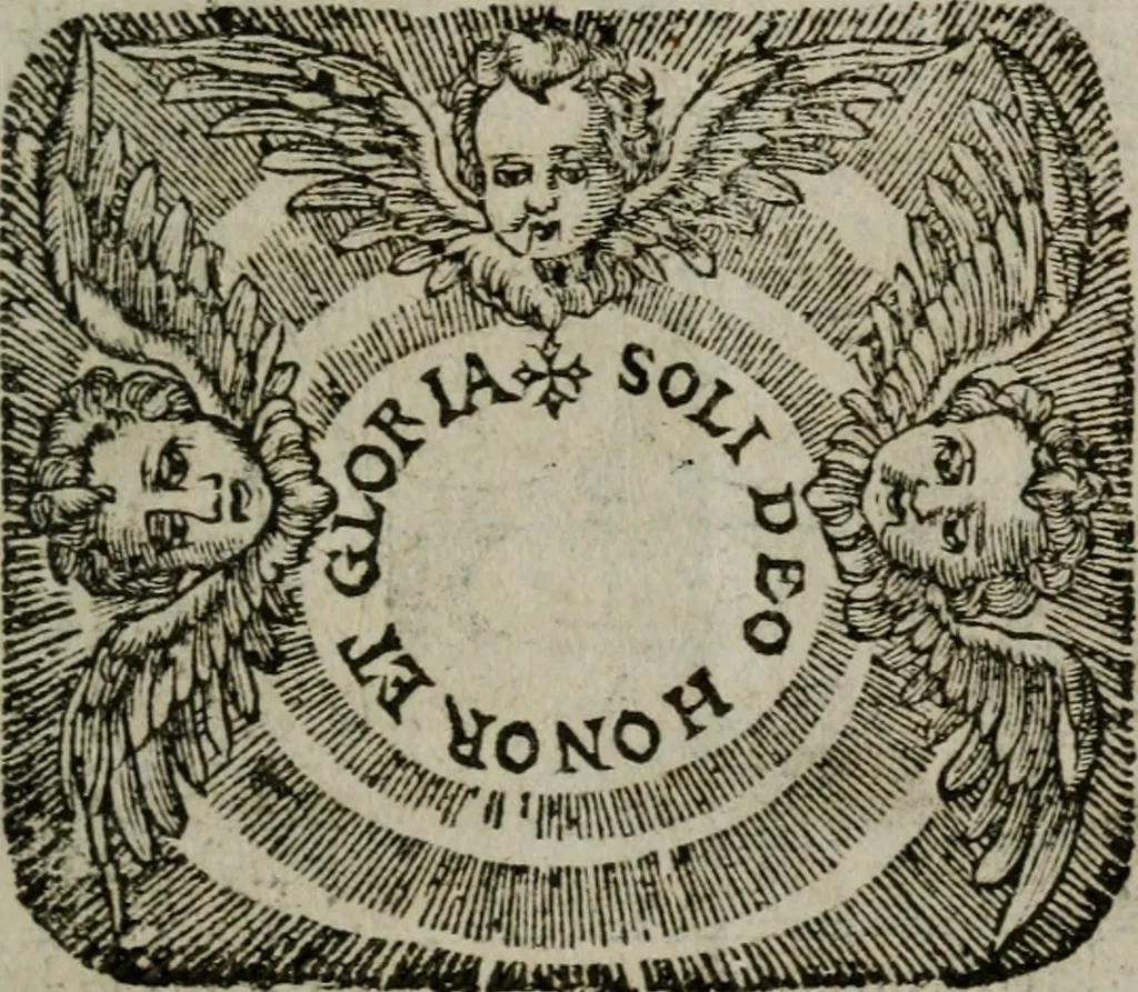 An illustration from Duodecim specula deum aliquando videre desideranti concinnata, 1610, leaf 142