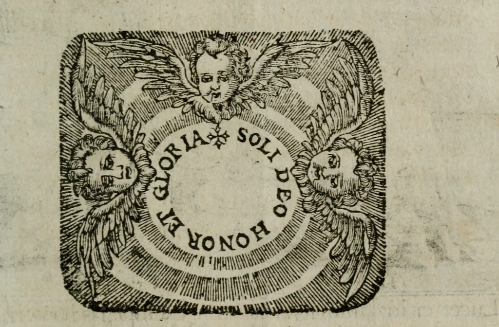 An illustration from Duodecim specula deum aliquando videre desideranti concinnata, 1610, leaf 142