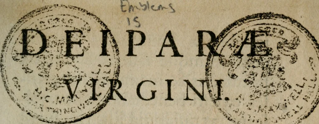 An illustration from Duodecim specula deum aliquando videre desideranti concinnata, 1610, leaf 4