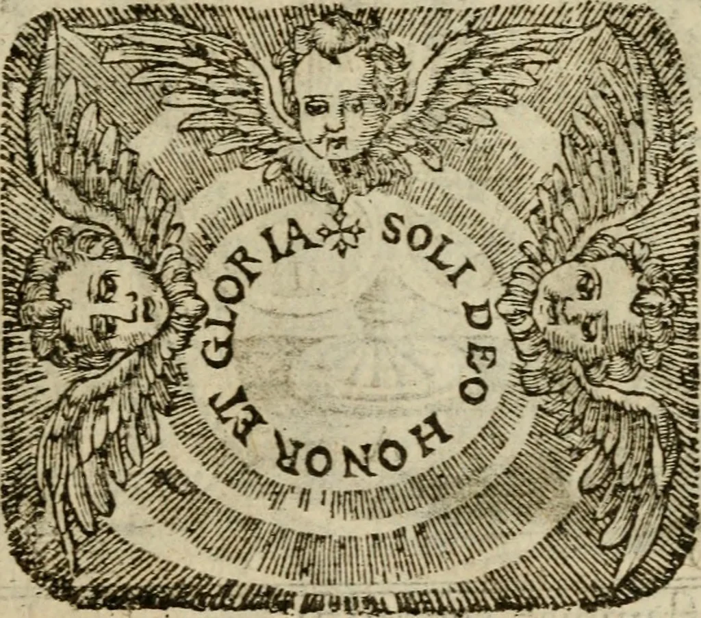 An illustration from Duodecim specula Deum aliquando videre desideranti concinnata, 1610, leaf 146