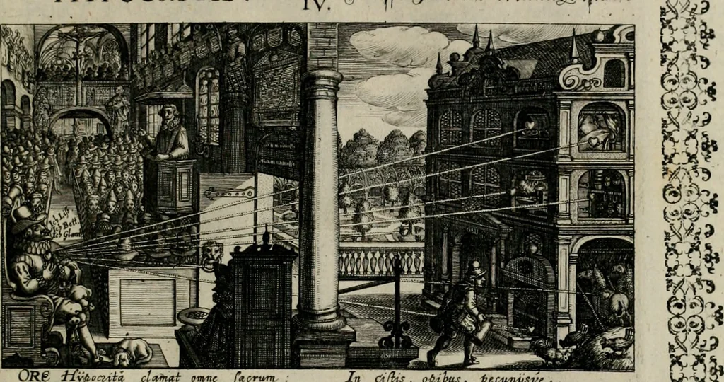 An illustration from [Duodekàs] emblematum sacrorum quorum consideratio accurata ad fidei exercitium et excitandam pietatem plurimum facere potest : erster [-vierter] Theill : schöner geistlichen Lehr vndt trost figuren, deren fleissige betrachtung zur Glaubens vbung vndt erweckung Chistlicher [sic] andacht, durch Gottes gnade, sehr deinlich sein kän, 1625, leaf 12