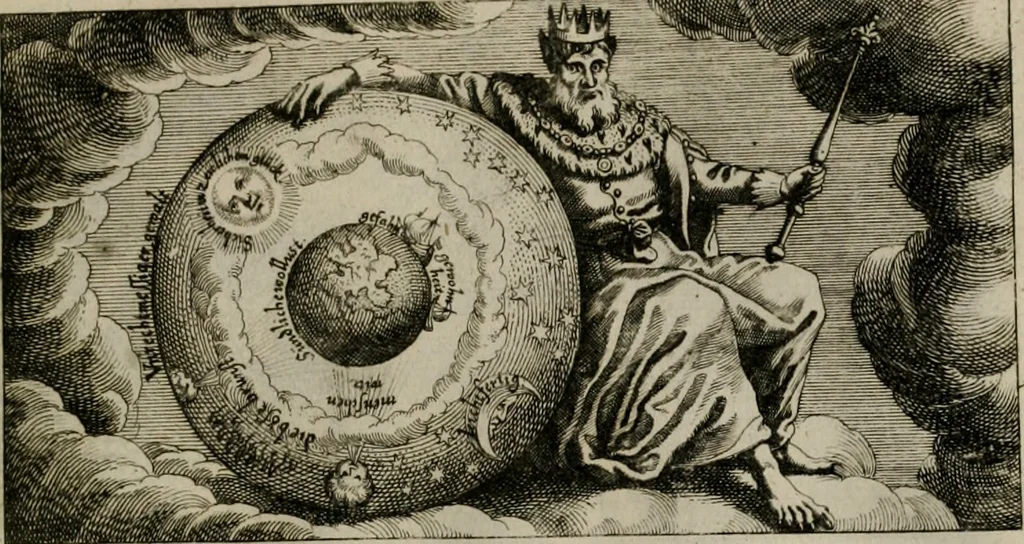 An illustration from [Duodekàs] emblematum sacrorum quorum consideratio accurata ad fidei exercitium et excitandam pietatem plurimum facere potest : erster [-vierter] Theill : schöner geistlichen Lehr vndt trost figuren, deren fleissige betrachtung zur Glaubens vbung vndt erweckung Chistlicher [sic] andacht, durch Gottes gnade, sehr deinlich sein kän, 1625, leaf 64