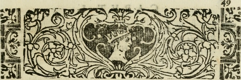 An illustration from Duplex dissertatio de duobus nummis Diocletiani et Licinii : ex cimelijs sereniss. ac reuerendiss. principis Leopoldi Cardinalis Medicei : cum auctario chronologico de votis decennalibus imperatorum ac caesarum, 1675, leaf 64