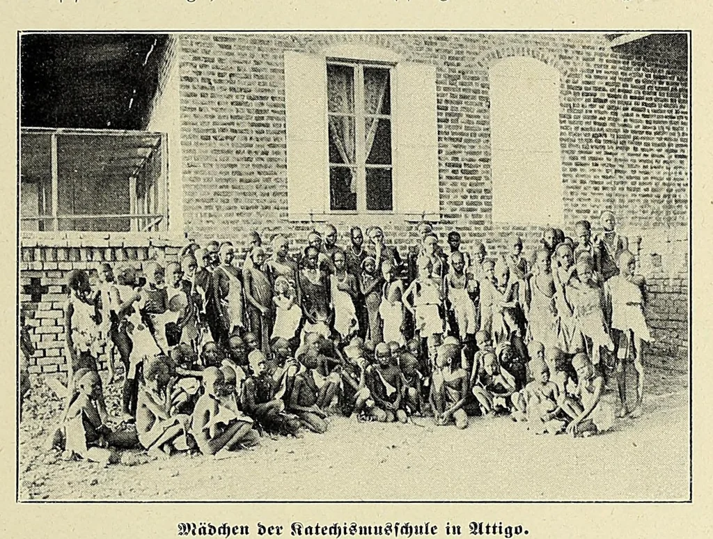 An illustration from Durch Sand, Sumpf und Wald : Missionsreisen in Zentral-Afrika, 1914, leaf 589