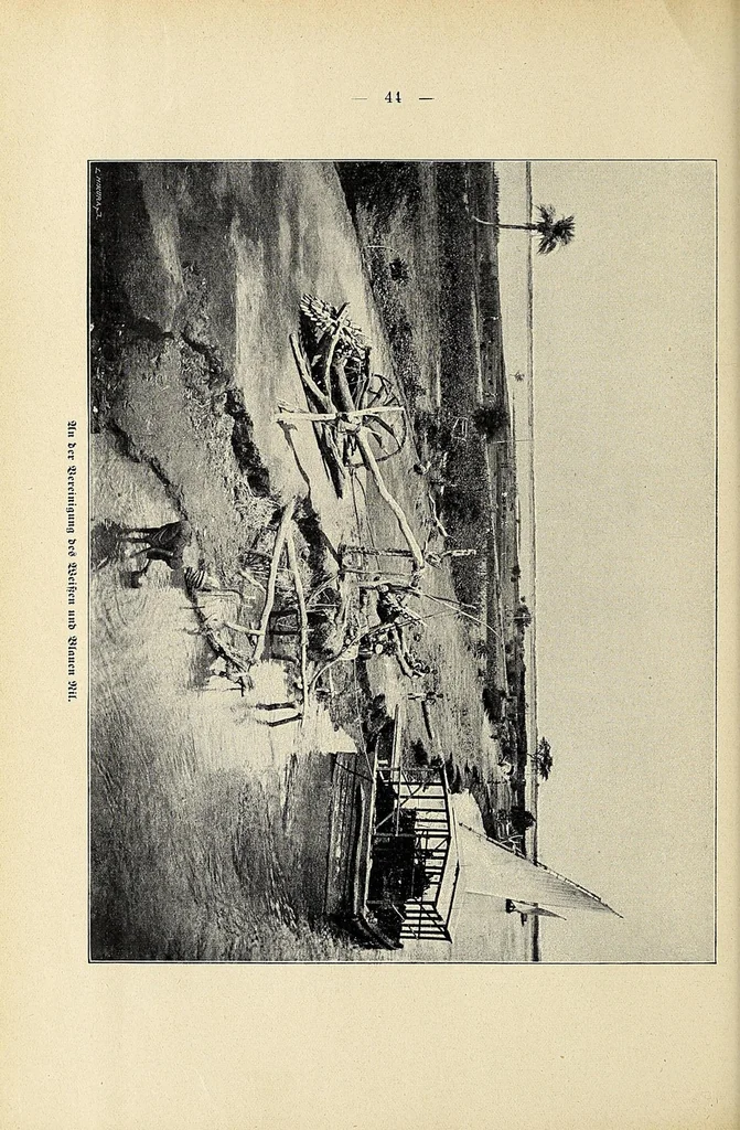 An illustration from Durch Sand, Sumpf und Wald : Missionsreisen in Zentral-Afrika, 1914, leaf 66
