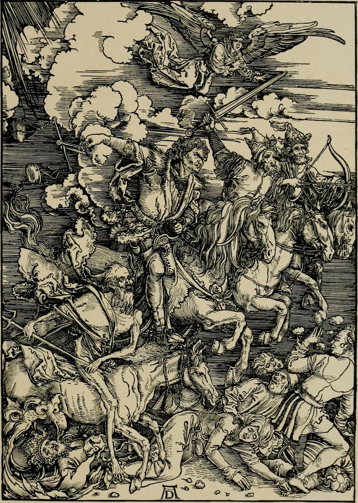 An illustration from Durer (engravings), 1904, leaf 11