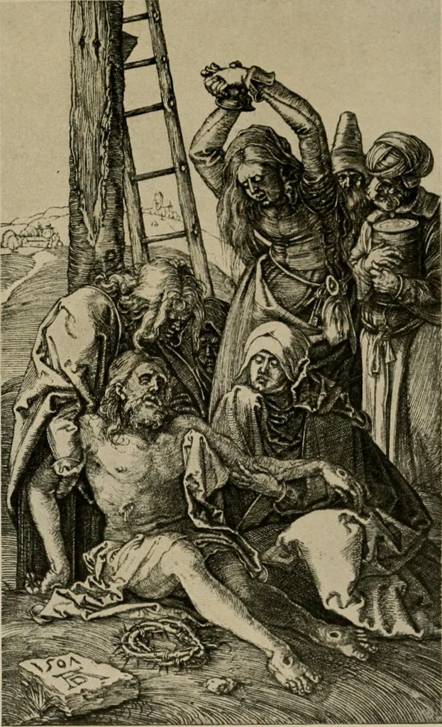 An illustration from Durer (engravings), 1904, leaf 13